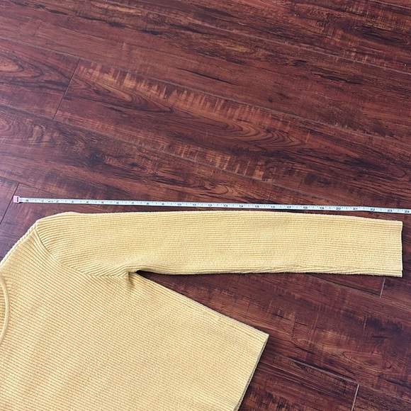Yellow Ribbed Sweater - Picture 4 of 6